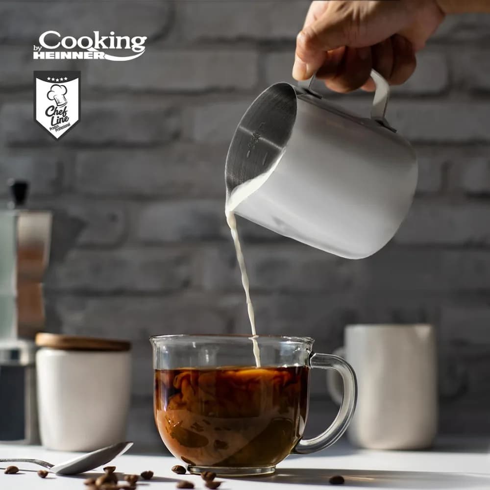 CANA INOX LAPTE 350 ML, COOKING BY HEINNER, CHEF LINE — miniatură