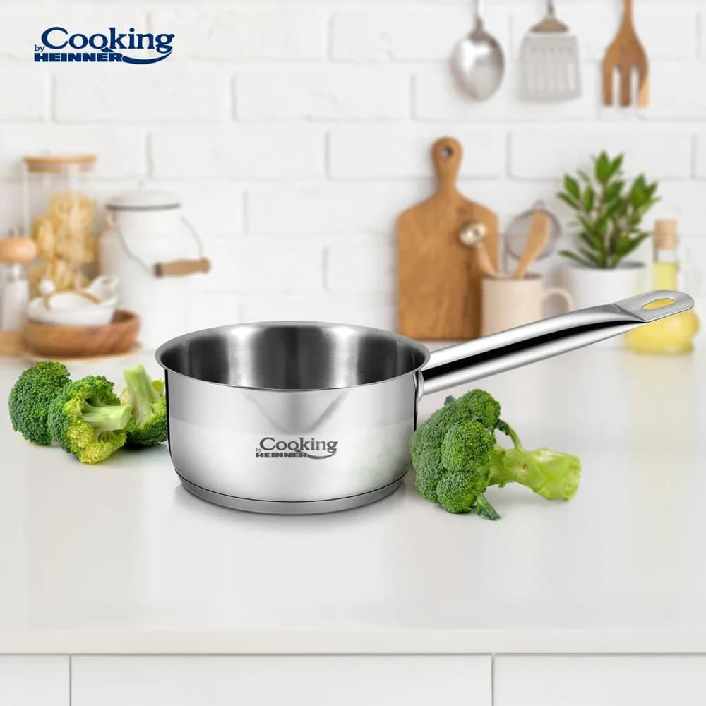 CASEROLA INOX 12X6 CM, 0.6 L, MAESTRO, COOKING BY HEINNER — miniatură