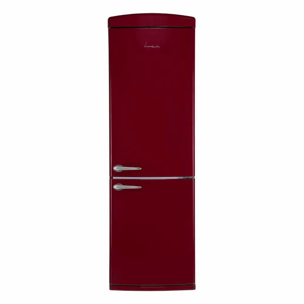 Combina frigorifica FRAM FC-VRR341BDE++, 340 l, Clasa E, Burgundy