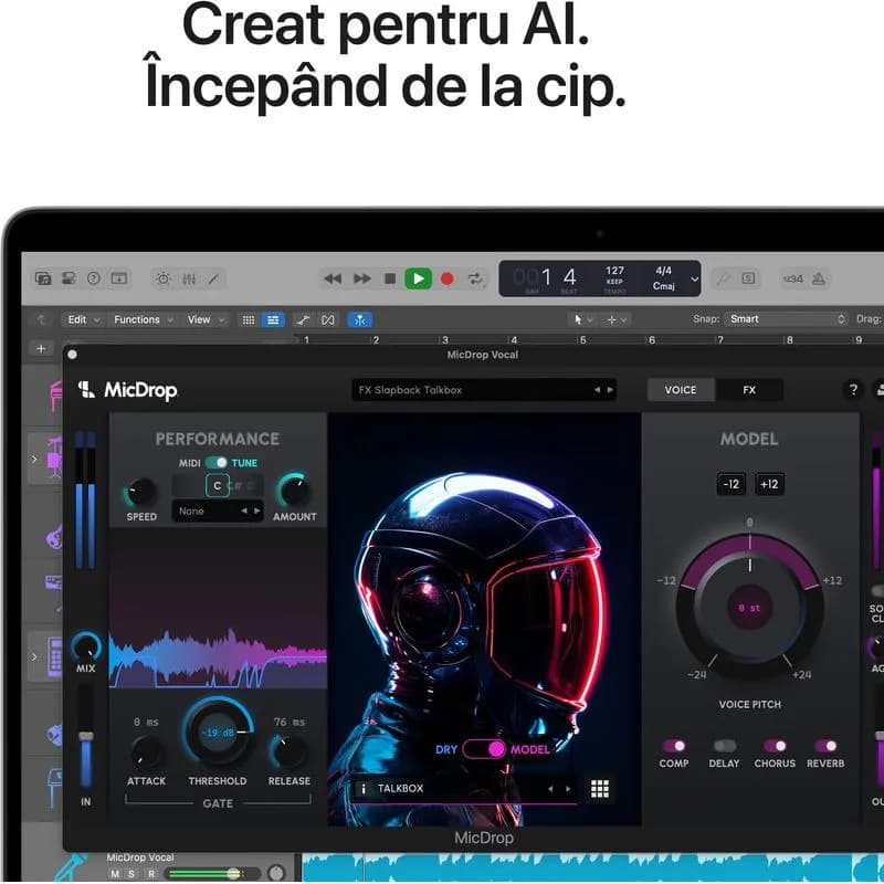 MacBook Pro 14.2"/Apple M5 (CPU 10-core, GPU 10-core, Neural Engine 16-core)/16GB/1TB - Silver - INT KB (No Adapter) - 2025 — miniatură