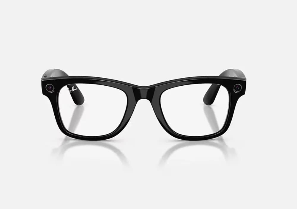 ORW4012 META WAYFARER High Bridge Fit - Shiny Black - Graphite Green Transitions® Gen 2 — miniatură