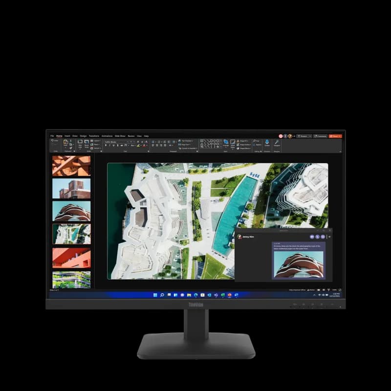 Monitor Consumer Lenovo ThinkVision S27-4e, 27", 1920 x 1080 pixeli, Black