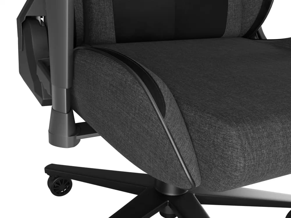 Scaun gaming Genesis Nitro 550 G2, material Synthetic PU + Textil, reglabil pe inaltime, greutate maxima suportata 150 kg, inaltime scaun reglabil 46.5 - 53.5 cm, spatar ajustabil 135°, dimensiuni roti 60mm, gri — miniatură