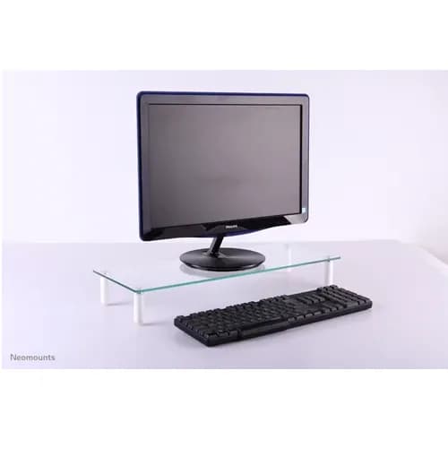 Suport Monitor de Birou, Neomounts by Newstar PLASMA-M1700E, suporta pana la 25kg, transparent — miniatură
