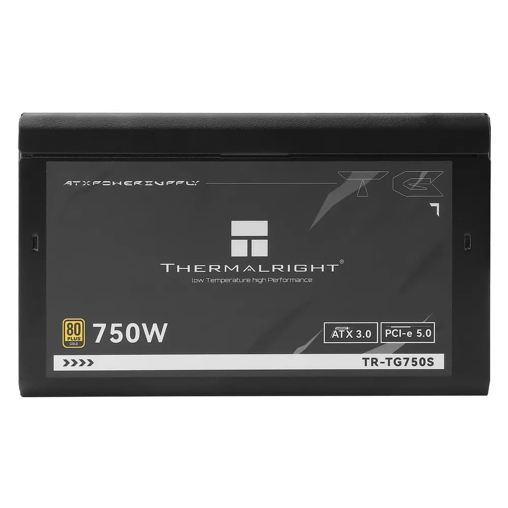 SURSA Thermalright "TR-TG750S", 750W, certificare 80 Plus Gold, non-modular, LLC, DC to DC, fan 120mm, negru, "TR-TG750S" — miniatură