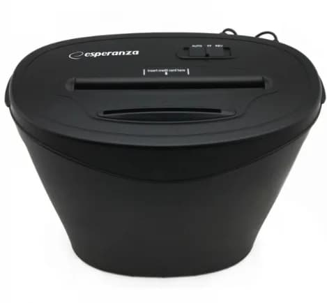Distrugator documente si carduri Esperanza Razor EN103 18l Negru "EN103" — miniatură