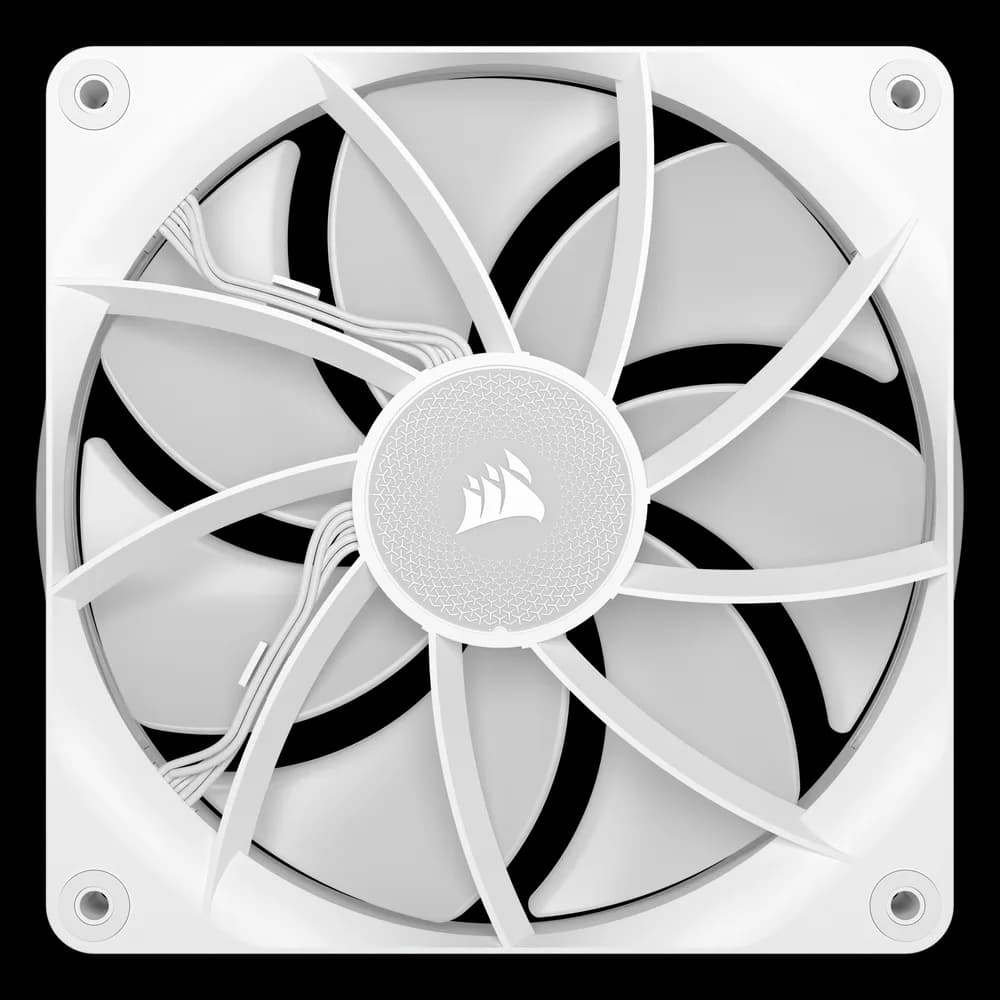VENTILATOR Corsair iCUE LINK RX140 1x140mm RGB ALB, viteza 0.300-1700 RPM +/- 10%, 18.1-95.7 CFM, Presiune Statica: 0.15-3.79 mm-H2O, 10-36dBA, Prindere magnetica, Lungime cablu 135mm "CO-9051023-WW" — miniatură