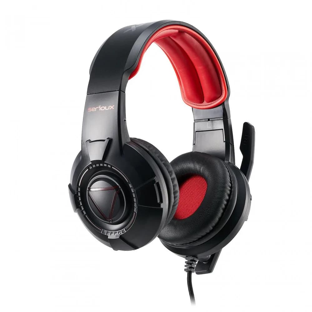 Casti cu microfon X by Serioux RUARI, Gaming, negru — miniatură
