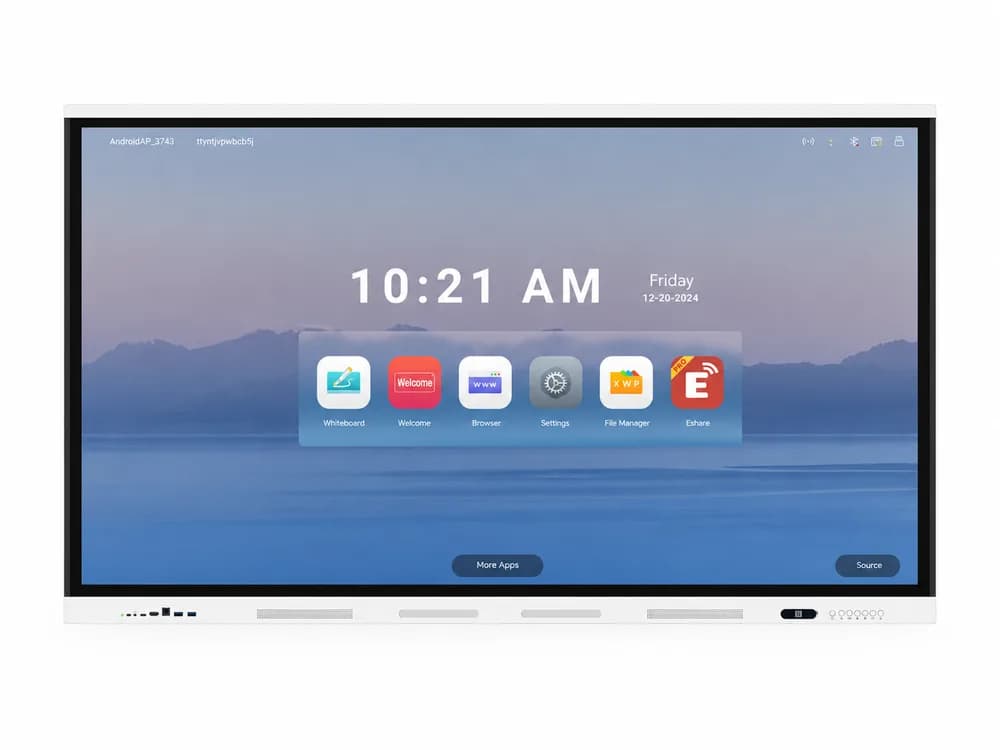 Display interactiv EvoBoard TE105YY(-N), 105", RAM 8GB, ROM 128GB, 4K, Android 13, format wide 21:9