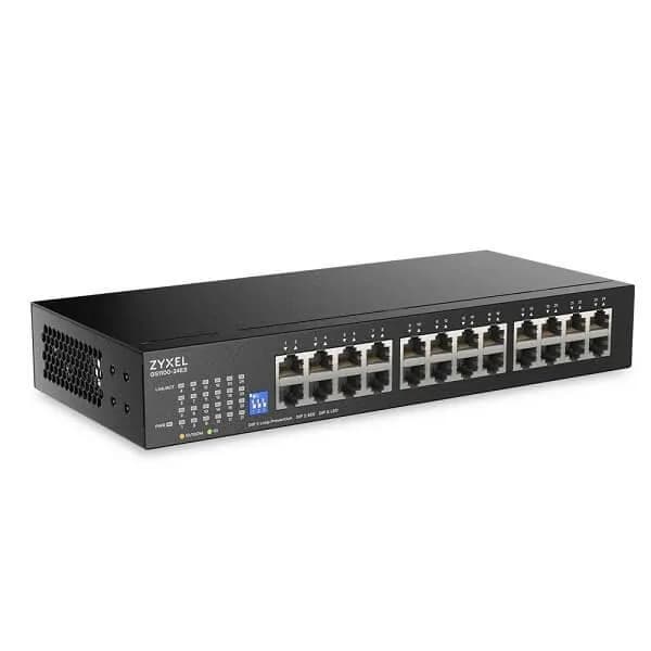 ZYXEL GS1100-24ES 24PORT GBE UNMG SWITCH — miniatură