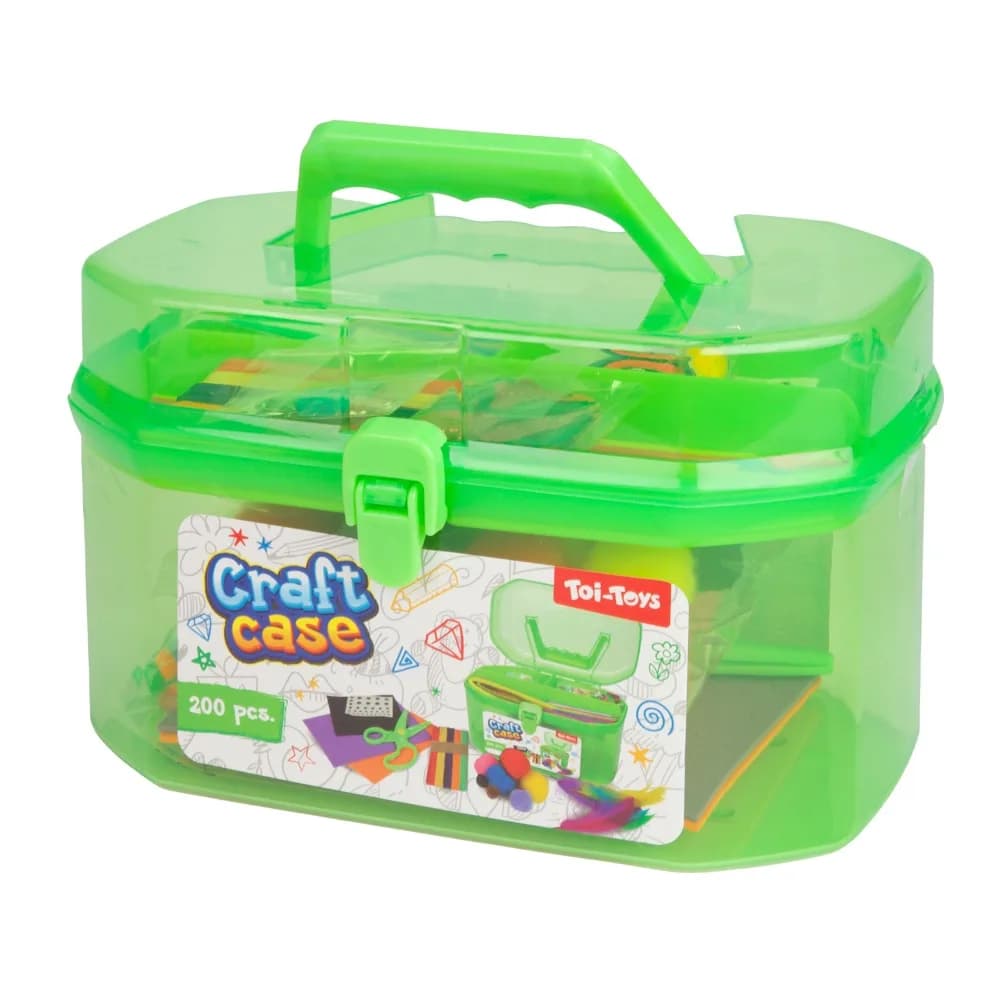 Servieta cu accesorii craft, 200 piese/set - Toi-Toys — miniatură