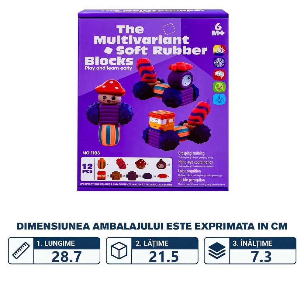 Cuburi constructii, pentru bebelusi — miniatură