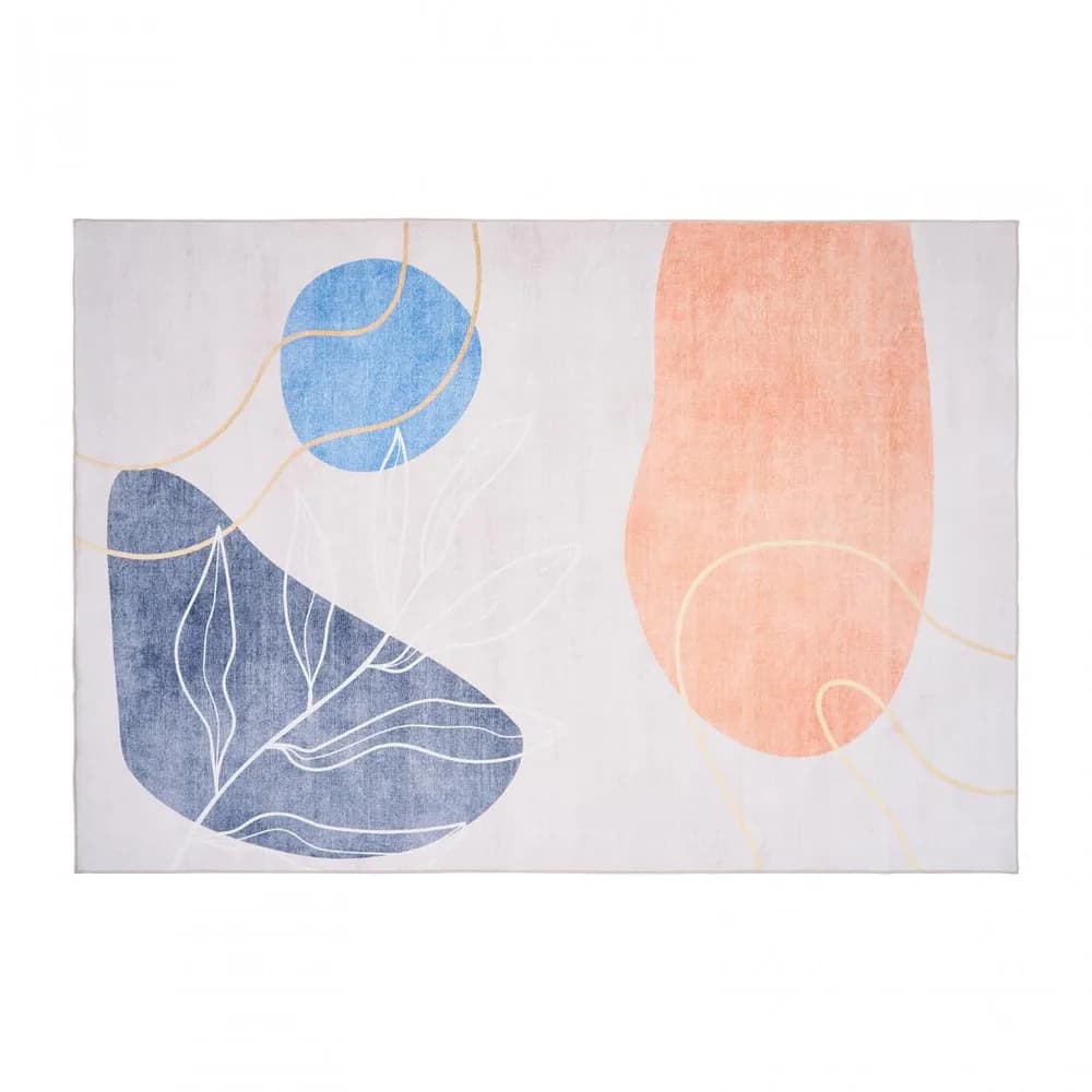 Covor printat, GRACE 160x230 cm, lavabil cu spate antialunecare, inaltime fir 3mm