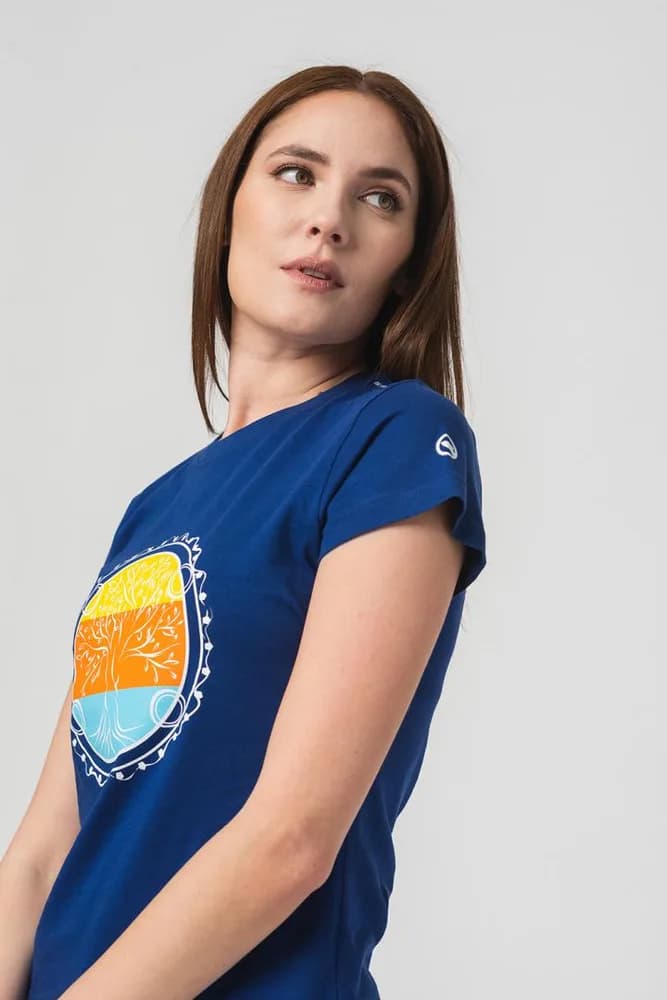 TRICOU ROATA FAMILIE FEMEI ROYAL BLUE-M — miniatură