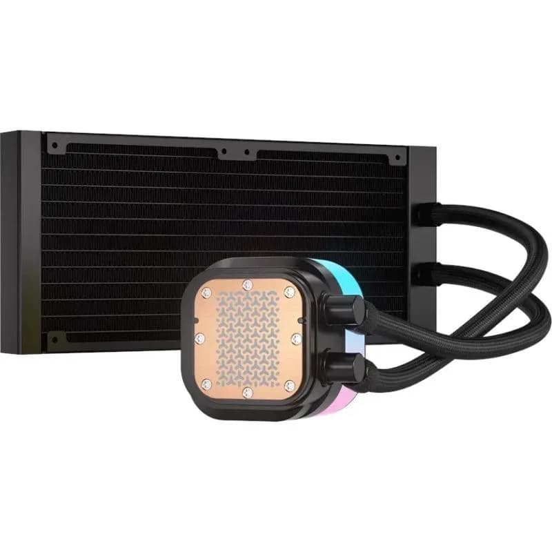 Cooler Procesor CORSAIR iCUE LINK TITAN RX RGB, Lichid, 12 cm, 2 ventilatoare, aRGB — miniatură