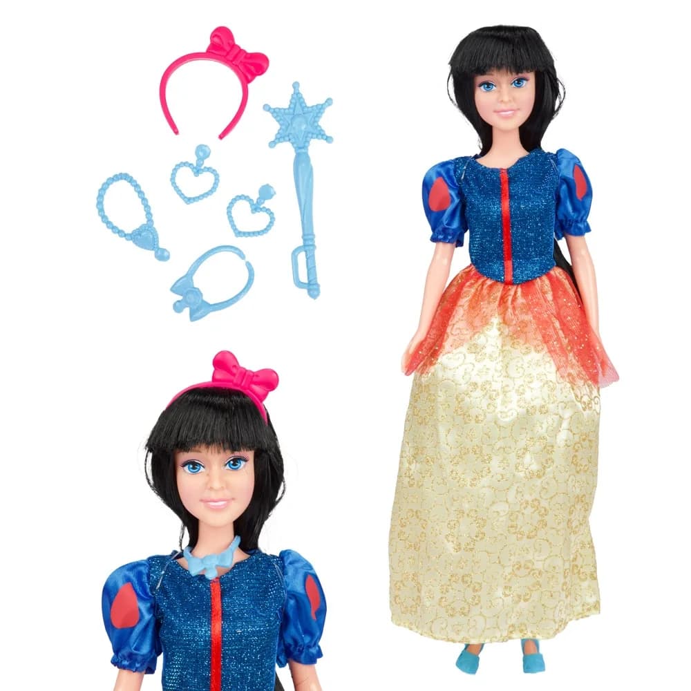 Papusa printesa, cu accesorii - Toi-Toys — miniatură