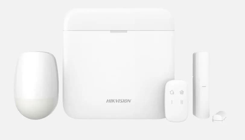 Kit de alarma wireless AX PRO Light Level Hikvision DS-PWA64-Kit-WE, Wireless Control Panel Kit, 868MHz two-way wireless, Dual Wireless Technology: Tri-X & CAM-X; Long RF transmission range; Up to 64 Wireless Zones/Outputs, 8 Wireless Ta Readers/Keypads, 4 Wireless Sounder, 32 Keyfobs, 2 Wireless