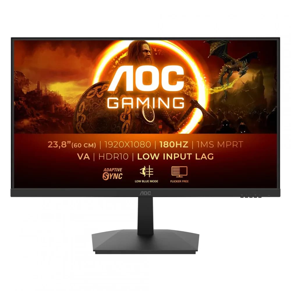 Monitor Gaming AOC 24G15N2, 23.8", 1920 x 1080 pixeli, Black