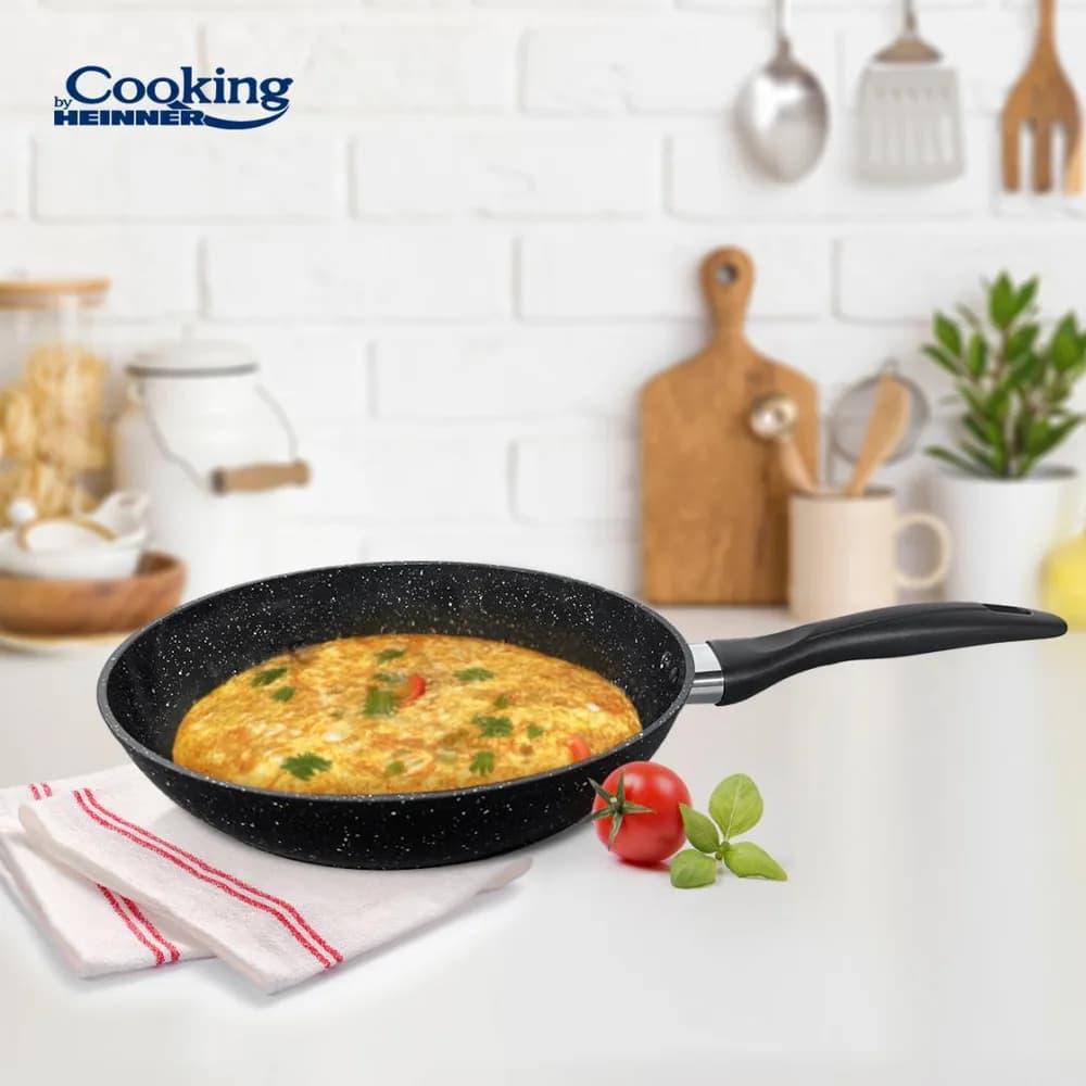 TIGAIE ALUMINIU FORJAT 24X4.8 CM, ONIX, COOKING BY HEINNER — miniatură
