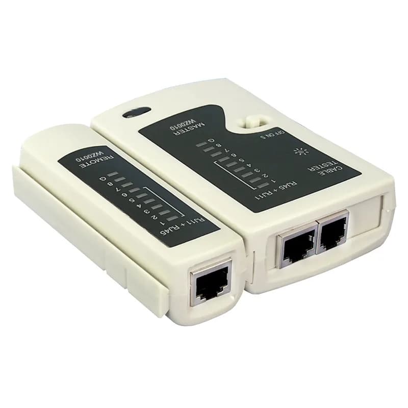 TESTER CABLU RETEA LOGILINK, pt. cablu UTP, FTP, conector RJ45, RJ11, RJ12, "WZ0010" — miniatură