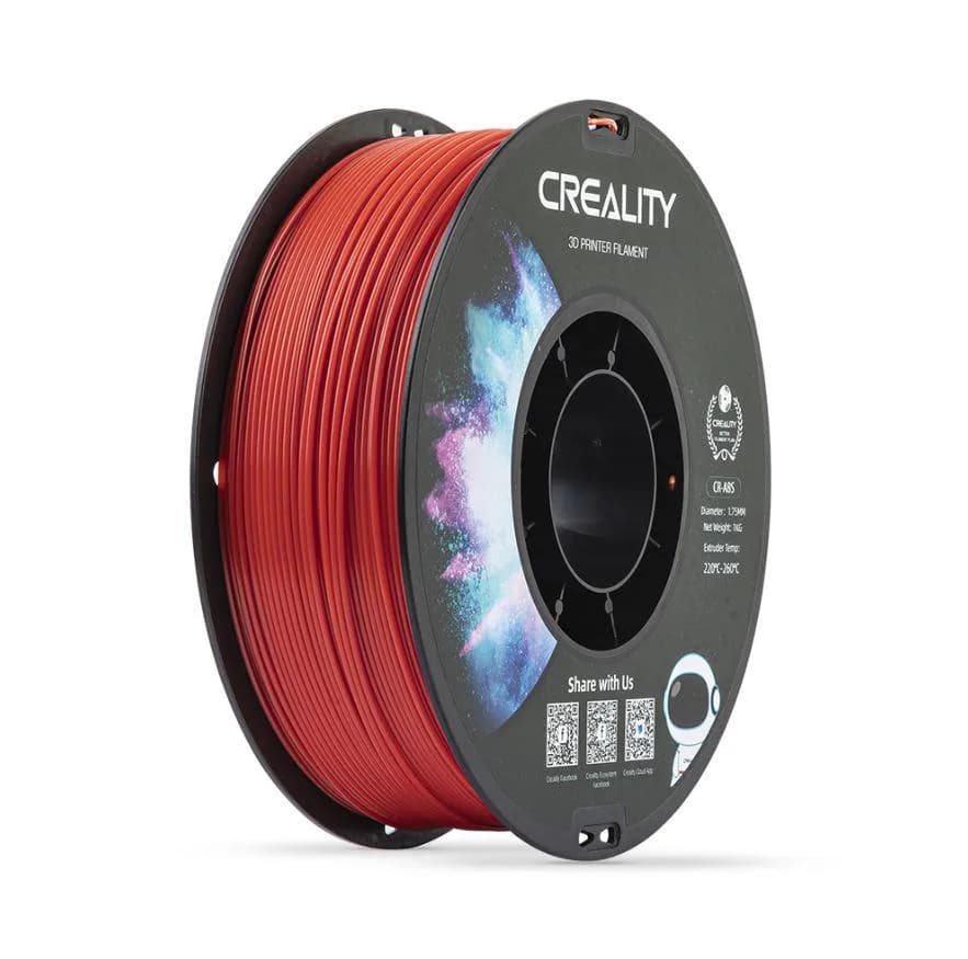 CREALITY CR-ABS 3D Printer Filament, red, temperatura printare: 220-260, Diametru Filament: 1.75mm, rezistenta la tractiune: 43MPa,diametru suport filament: 200mm, NON-Toxic, Utilizare: pana la 6 luni de la deschiderea ambalajului. — miniatură