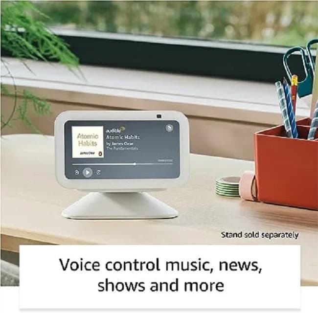 Amazon Echo Show 5 (3rd Gen, 2023 release) - Glacier White — miniatură