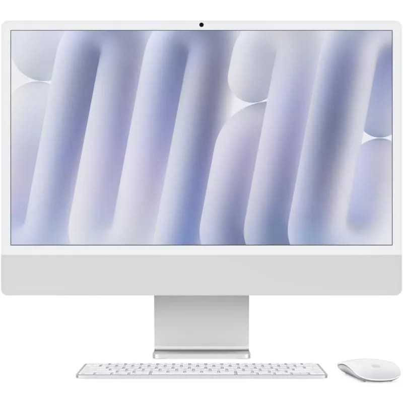 Apple iMAC 24" Retina 4.5k/ Apple M4 (CPU 10-core, GPU 10-core, Neural Engine16-core)/32GB/512GB - Silver - INT KB (2024) (Cto from MWUV3RO/A)