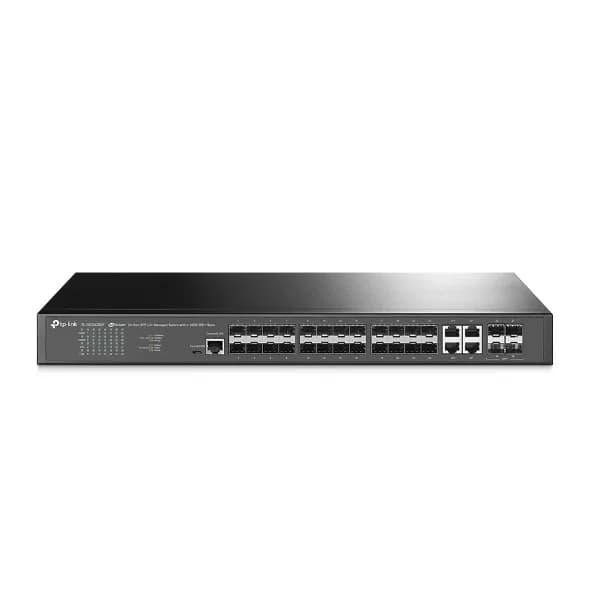 Switch TP-Link cu management, 24× Porturi SFP L2+ si 4× Sloturi 10GE SFP+ "SG3428XF"