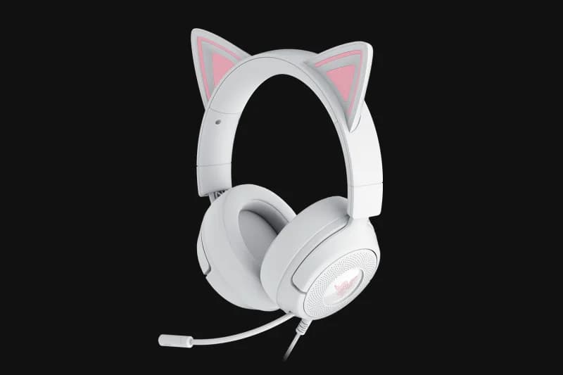 Casti Gaming Head-band Razer Kraken Kitty V3 X, Wired, alb