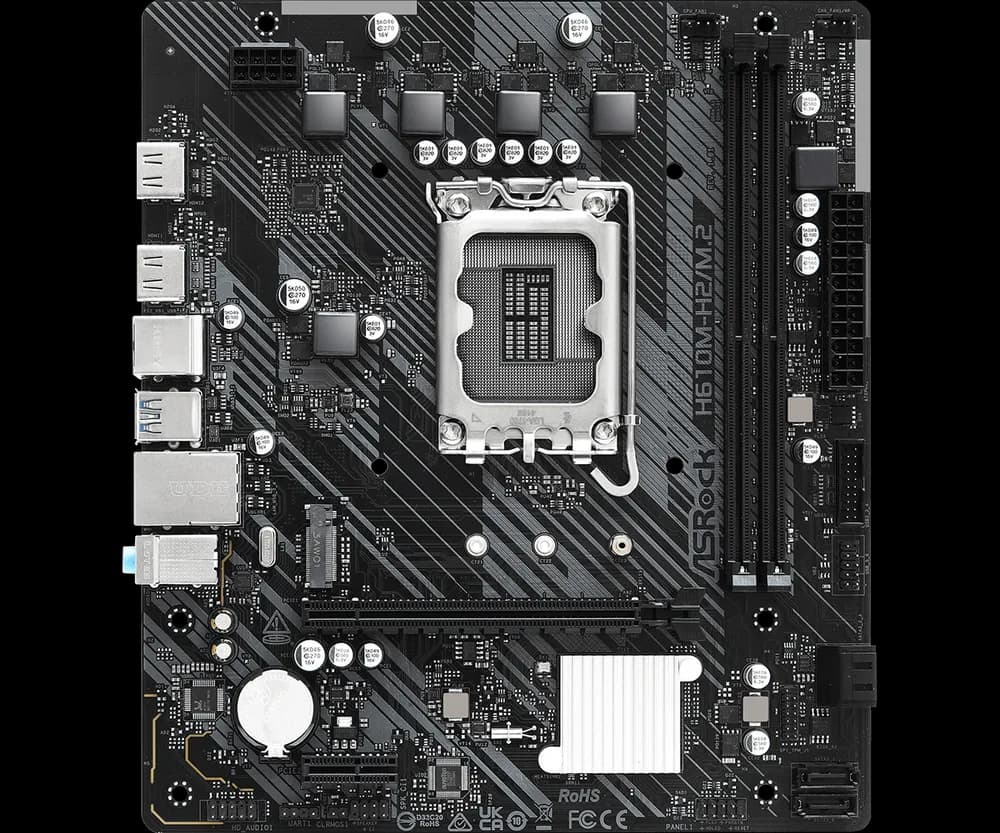 Placa de baza ASRock H610M-H2/M.2, Socket 1700, DDR4, Micro-ATX — miniatură