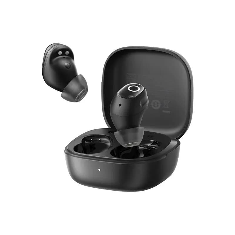 CASTI Baseus Bass BD1 TWS, pt smartphone, wireless, bluetooth 5.4, dual-mic pe casca, IP55 rezistenta apa, 8 ore durata baterie, negru "A00084601123-Z1" - 6932172686789 — miniatură
