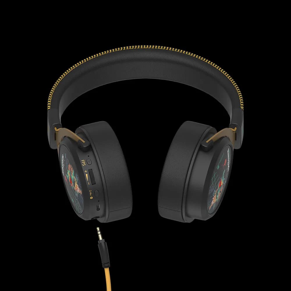 Casti gaming Bloody Bluetooth v5.3 + 2.4GHz + Wired Multi-Mode Connection Headset Renegade Midnight "MR595 Renegade Midnight" 4711421 000314 — miniatură
