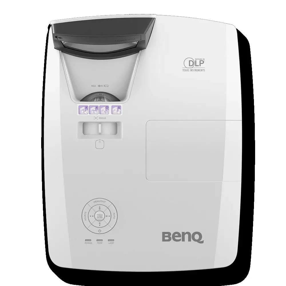 Videoproiector BenQ MH856UST+, FHD 1920* 1080, up to WUXGA 1920*1200, 16:9, 10.000:1, lampa 5.000 ore/ 12.000 ore ecomode, 2* D-sub, Composite Video in (RCA), 2* HDMI, LAN (RJ45), USB Type A, USB Type B service, USB Type Mini B-1(PointWrite), RS232 in (DB-9pin), boxe 2* 10W, audio in/ out — miniatură