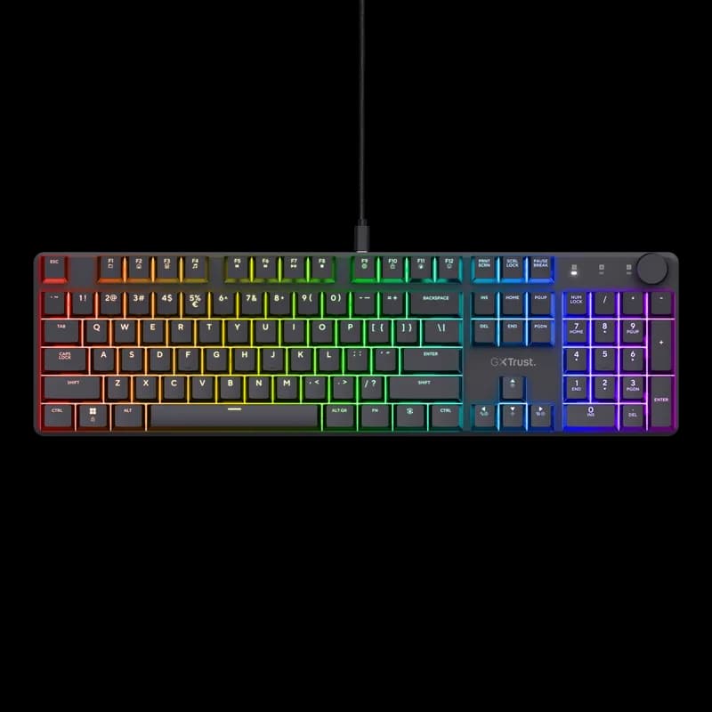 Tastatura Trust GXT 866 Torix cu fir, ng "TR-24910"