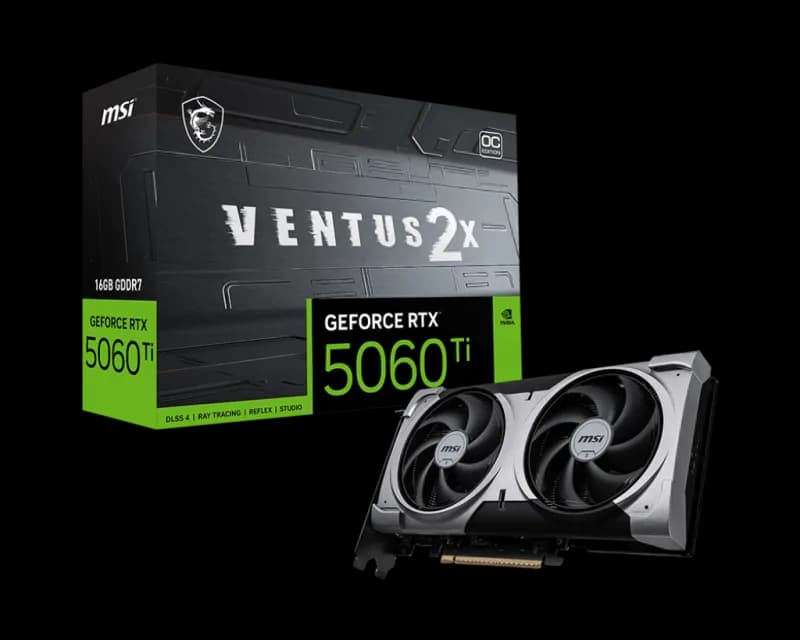 Placa video MSIGeForce RTX 5060 Ti, 16GB GDDR7, PCI Express x16 5.0, 128bit