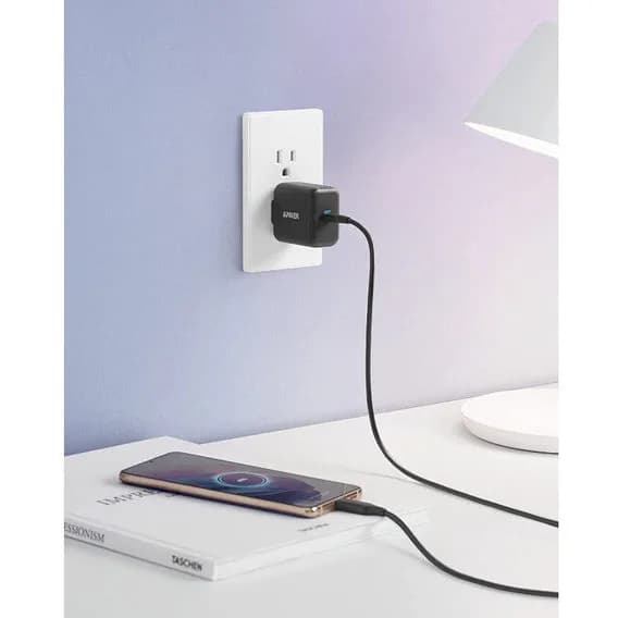 Incarcator retea Anker, Powerport III, 25W, PowerIQ 3.0, 1 x USB-C, negru, "A2058H11" - 0194644054038 — miniatură