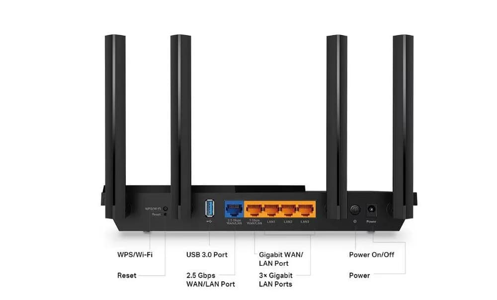 Router wireless TP-LINK Archer AX55 Pro, WIFI 6, Dual Band — miniatură