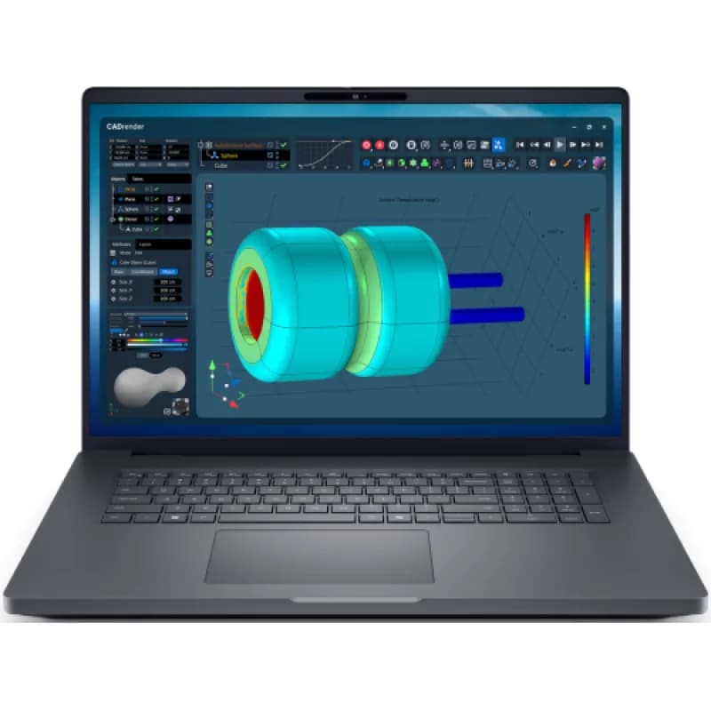 Laptop Workstation Dell Pro Max 18 Plus, cu procesor Intel Core Ultra 7 265HX, 18'' IPS, 32 GB DDR5, 1 TB SSD, NVIDIA RTX PRO 3000 12GB GDDR7, Linux
