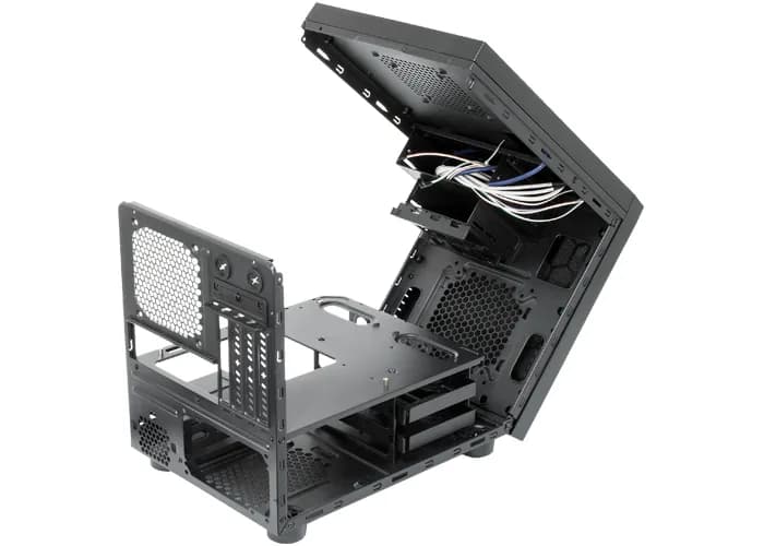 CARCASA CHIEFTEC, Mini Tower, mATX, "GAMING CUBE 01", fara sursa, USB 2.0 x 2, USB 3.0 x 2, Jack 3.5mm x 2, mesh , "CI-01B-OP" — miniatură