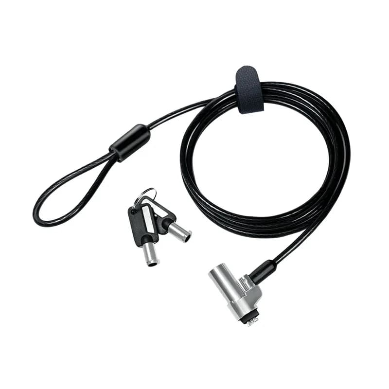 CABLU securitate LOGILINK pt. notebook, slot nano, 2 chei standard, 1.8m, cablu aliaj-zinc, permite pivotant si rotire, "NBS013"