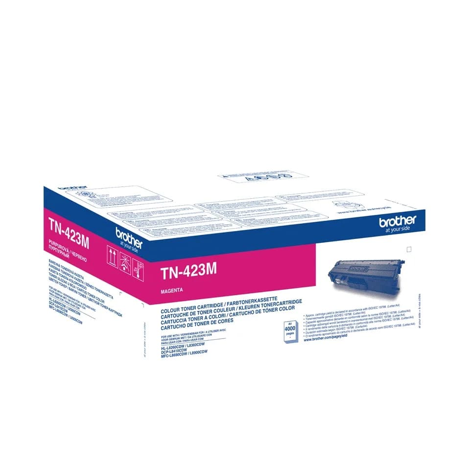 Toner Original Brother Magenta, TN423M, pentru HL-L8260|L8360|DCP-L8410|MFC-L8690|L8900, 4K,"TN423M" — miniatură