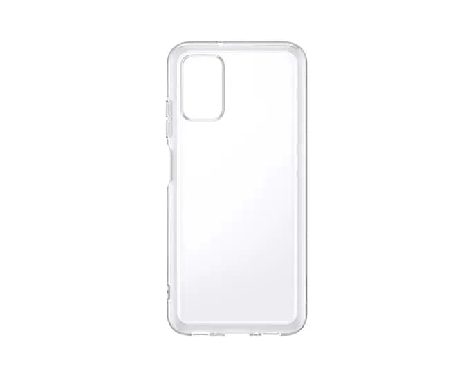 HUSA Smartphone Samsung, pt Galaxy A03s, tip back cover (protectie spate), TPU, ultrasubtire, transparent, "EF-QA038TTEGEU" — miniatură