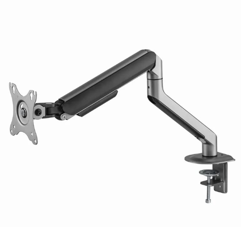 SUPORT de birou Gembird, pt 1 TV/monitor plat, diag. max 17-32 inch, rotatie, inclinare, pivotare, max 9 kg, space-grey, "MA-DA1-05" — miniatură