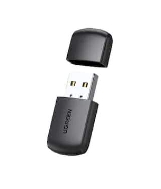 ADAPTOR RETEA Ugreen, "CM448"extern wireless 2.4 GHz | 5 GHz, USB 2.0, port, 600 Mbps, antena interna x 1, LED "20204" - 6957303822041 — miniatură