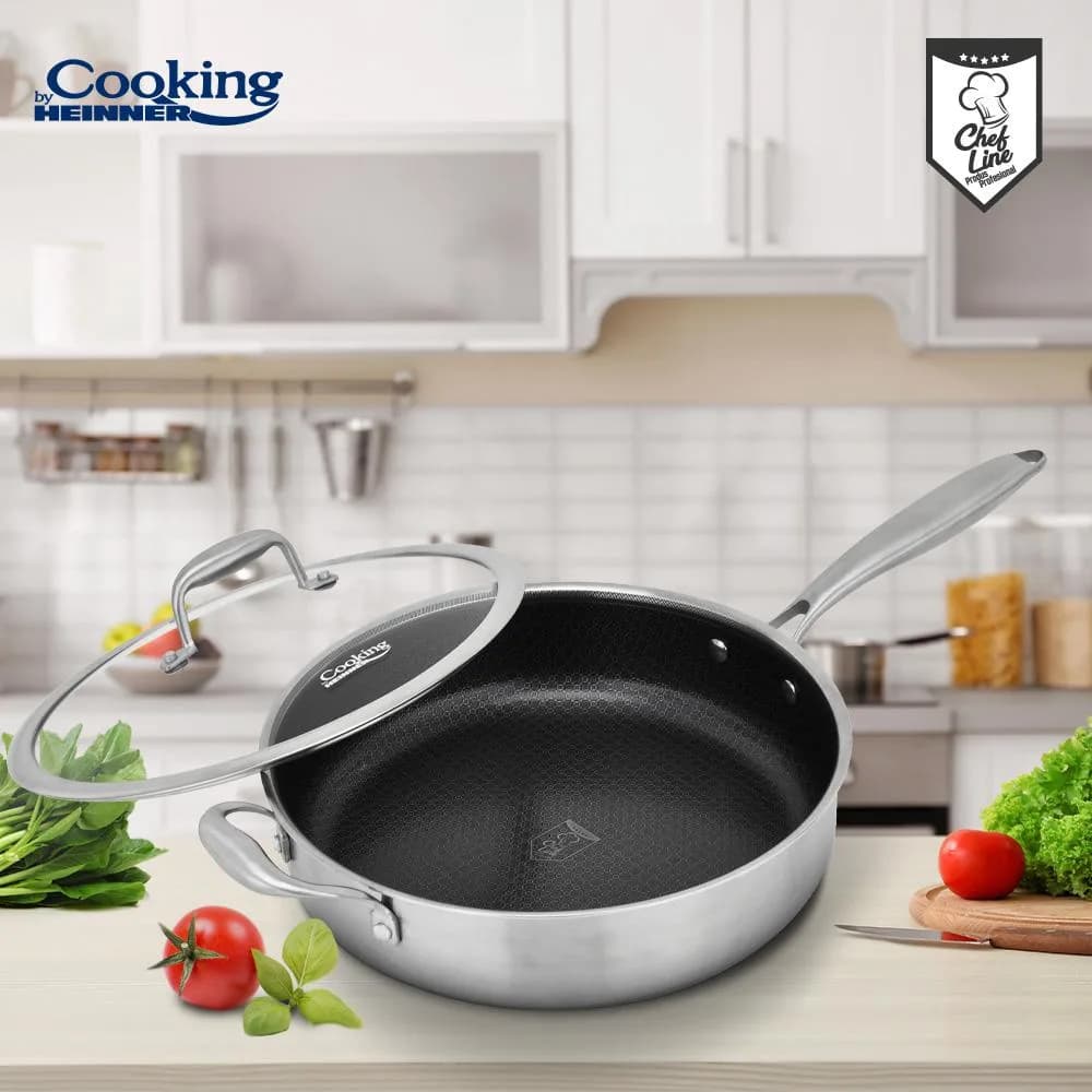 TIGAIE ADANCA+CAPAC, 24x6.5 CM, TITANIUM3, COOKING BY HEINER — miniatură