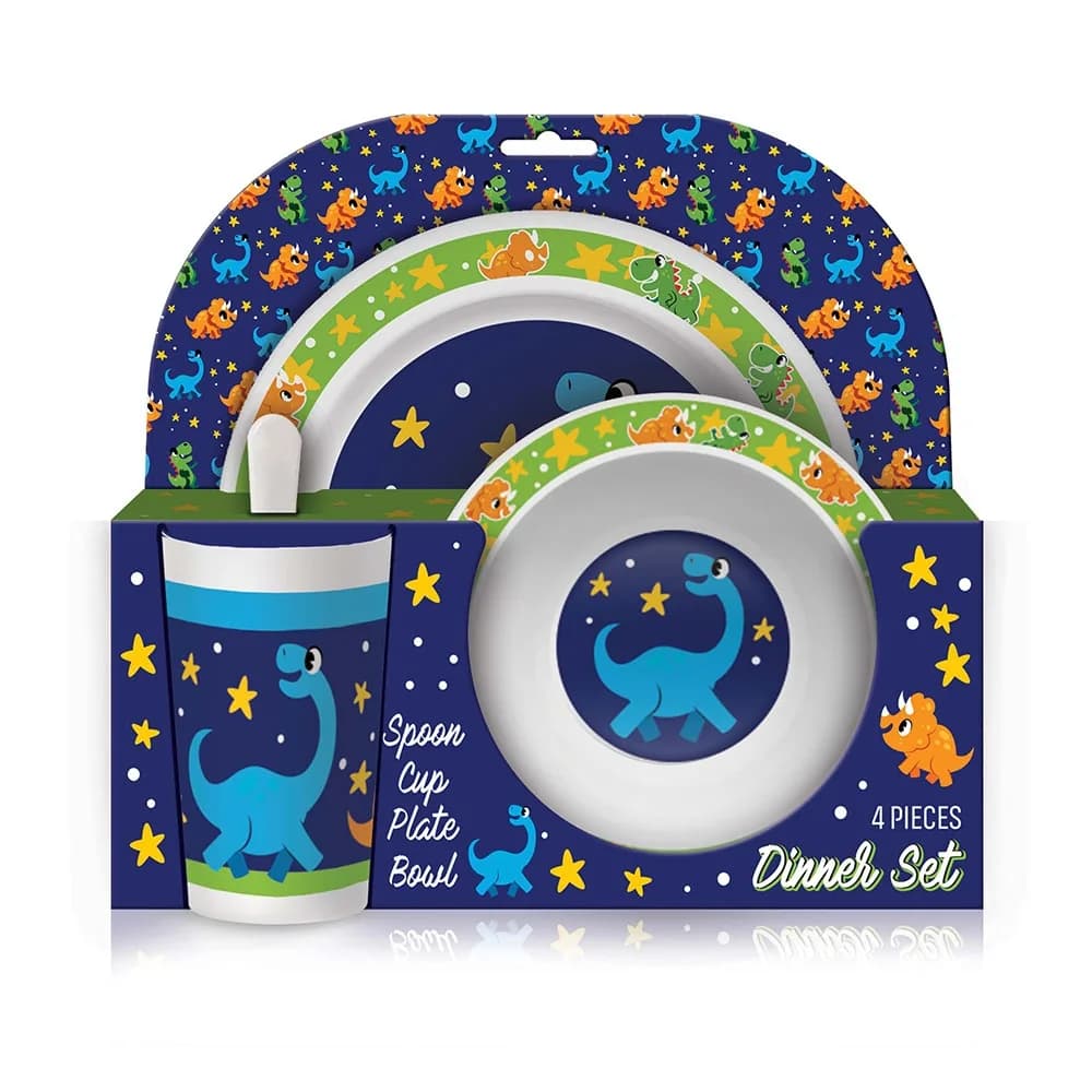 Set vesela + tacamuri, Dino - S-COOL — miniatură