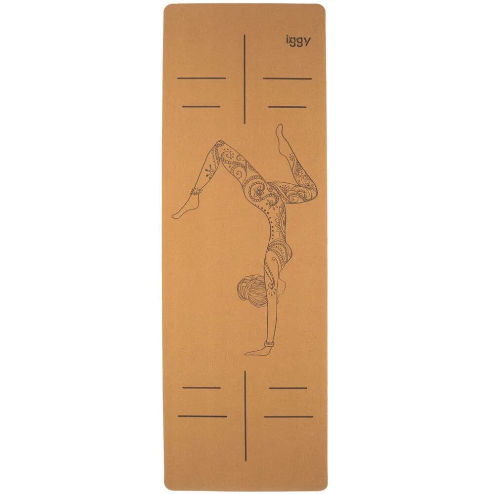 SALTEA YOGA Iggy, material pluta, dimensiune 1830 x 610 x 4 mm, "IGMT-YOGA-CRK" — miniatură