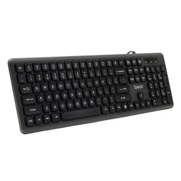 Tastatura SPKB-LWP-03, USB, Negru — miniatură