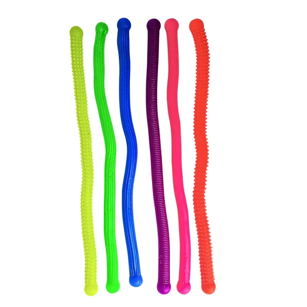 Șerpi Fidget Elastici (Set de 6) — miniatură
