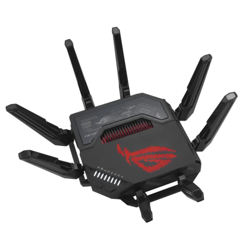 ASUS ROG Rapture GT-BE98 Quad-band WiFi 7 802.11be Gaming Router support new 320MHz bandwidth "90IG08F0-MO9A0V"